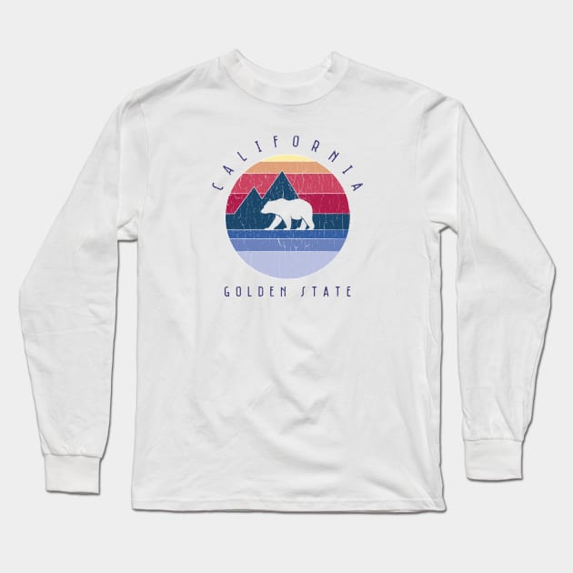 Caifornia bear Long Sleeve T-Shirt by Dennson Creative